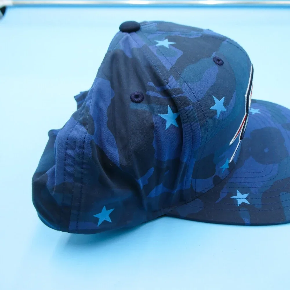 Mitchell & Ness OKC Thunder Hat Mens Snapback Y2K NBA Vintage Oklahoma Blue Camo